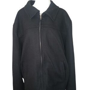 Guess Black Wool Jacket XXL